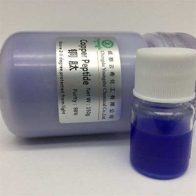 Copper Tripeptide-1 Copper Peptide GHK-Cu Blue powder